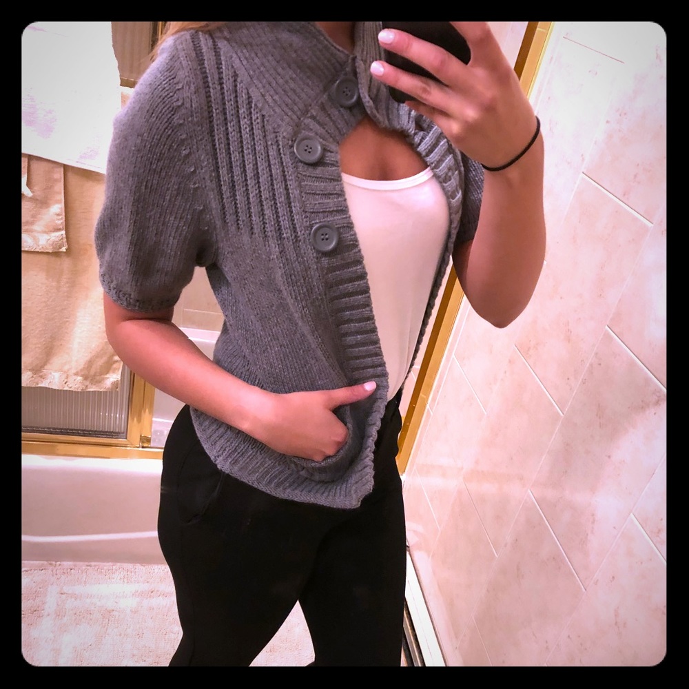 Express short sleeve sweater